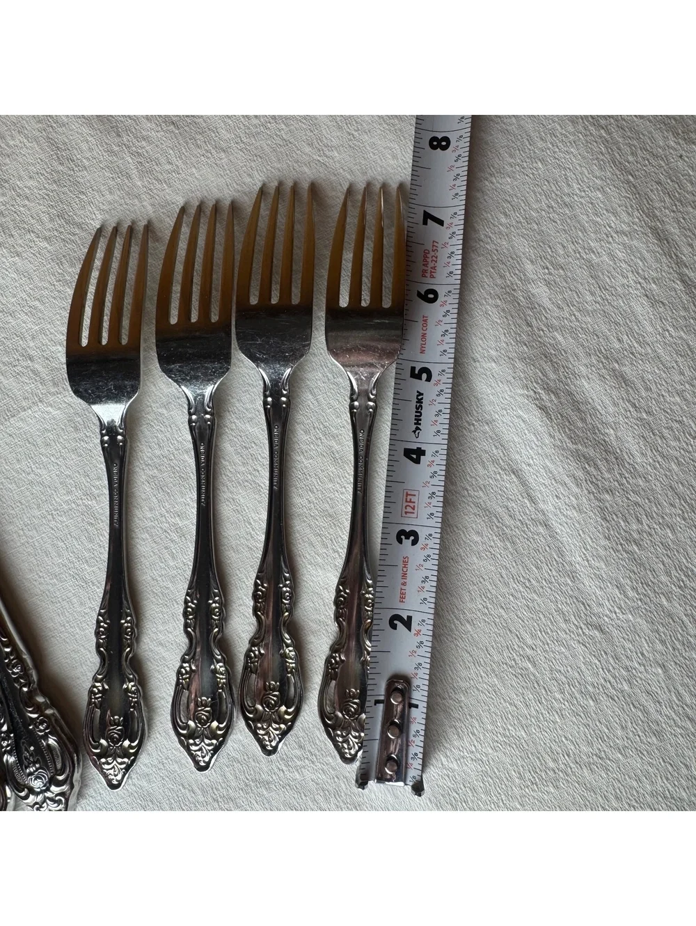 Vintage Oneida Community Brahms Flatware Set 12 Piece Stainless Service for 4